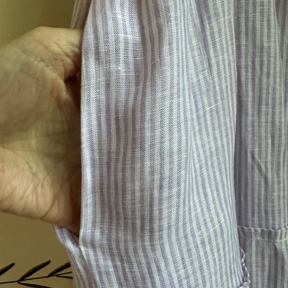 Hill House Ellie Nap Dress - Lilac Stripe. M. NWOT - Picture 7 of 10